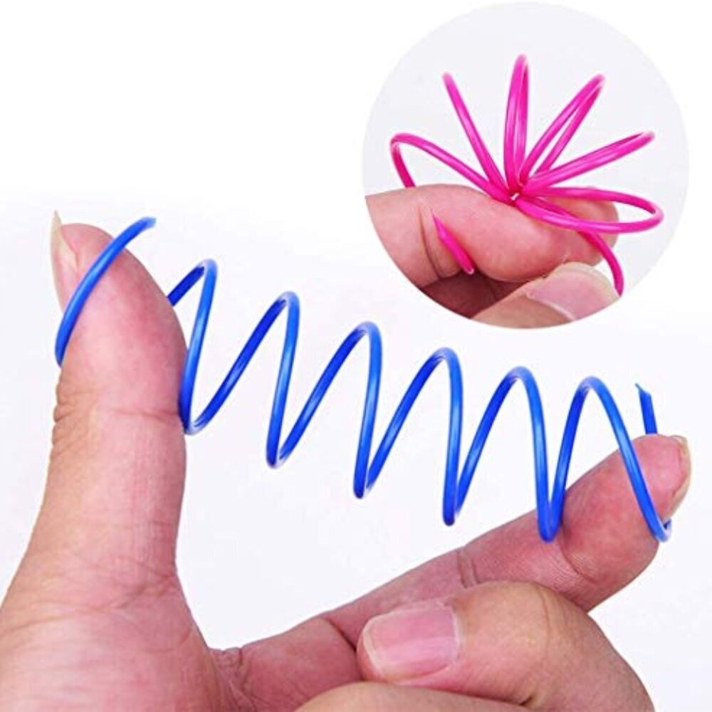 Cat Spring Toy Pack Interactive Play Exercise Hunting Swatting Biting Healthy - Picture 5 of 8